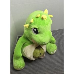 Dinosaur Plushy With Baby Dinosaur